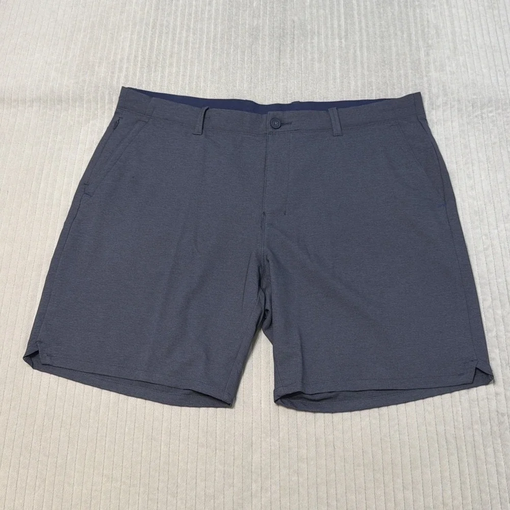 Tommy Bahama Chip Shot Performance Shorts Men's Size 40 Blue Flat Front Golf